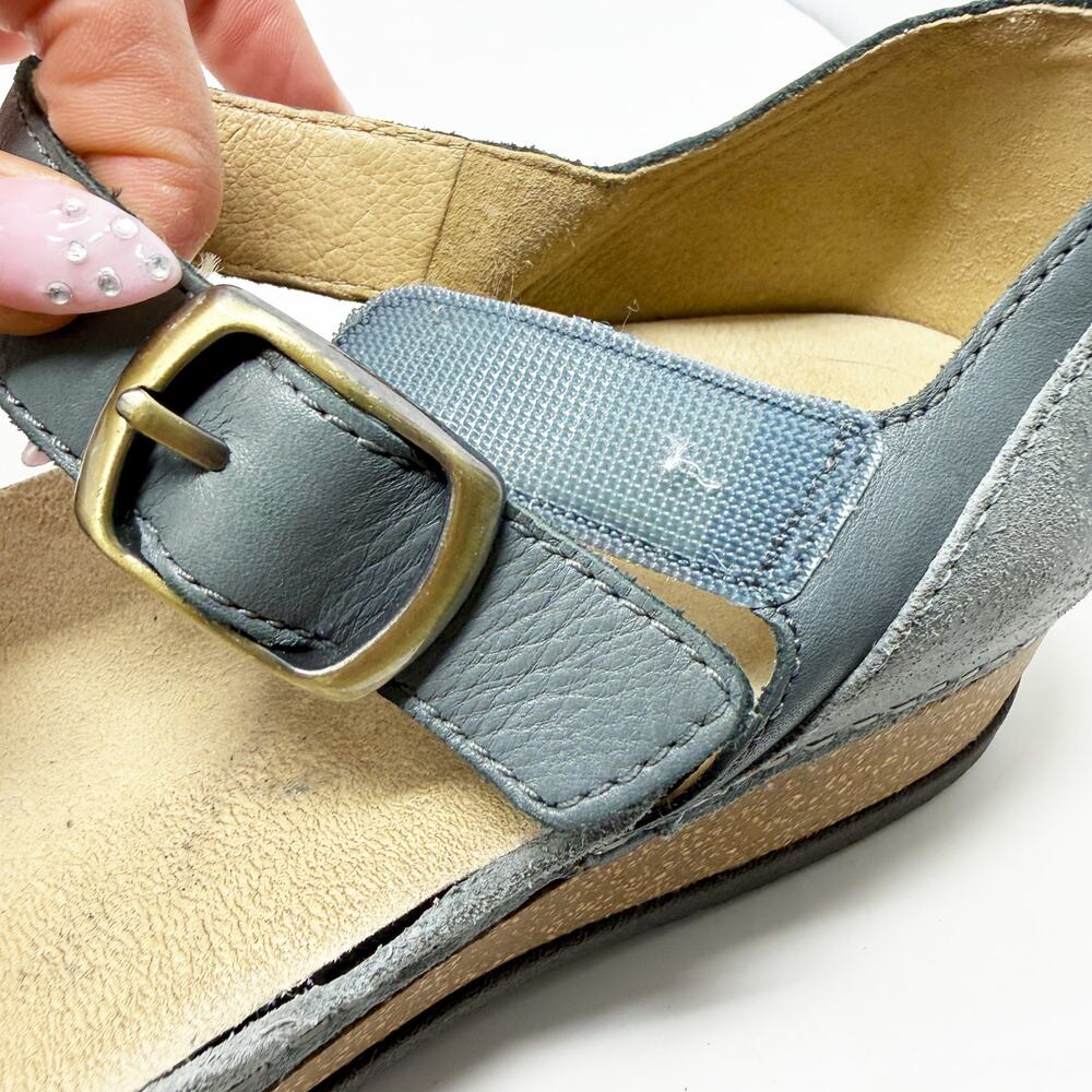 Dansko Gray Suede Closed Toe Sandals Women’s Size EU 39/US Size 8.5-9 EUC - Picture 6 of 8